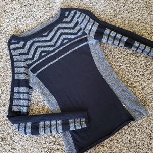 SMARTWOOL Black and Gray Sweater Size XS